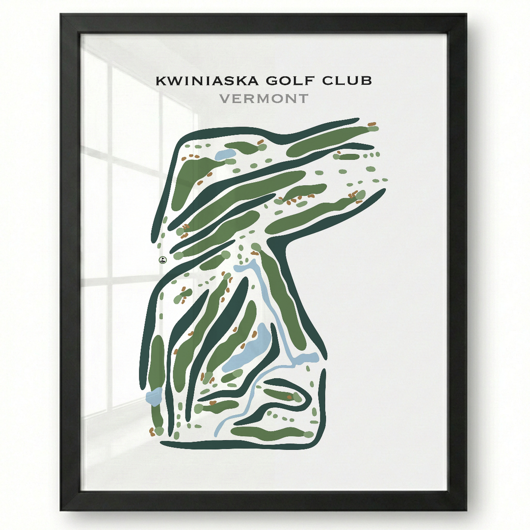Kwiniaska Golf Club, Vermont - Printed Golf Courses