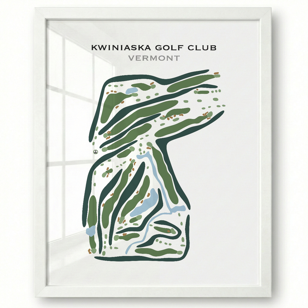 Kwiniaska Golf Club, Vermont - Printed Golf Courses