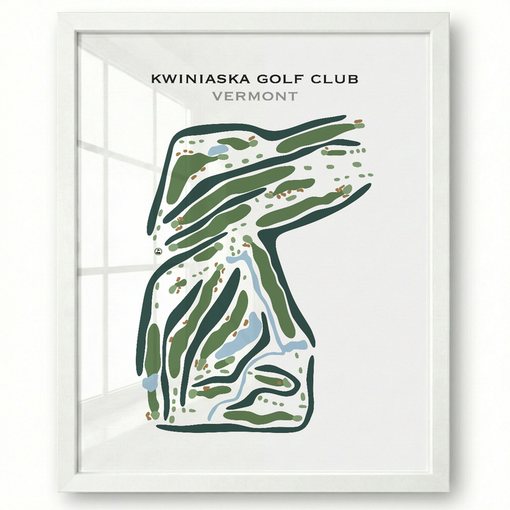 Kwiniaska Golf Club, Vermont - Printed Golf Courses