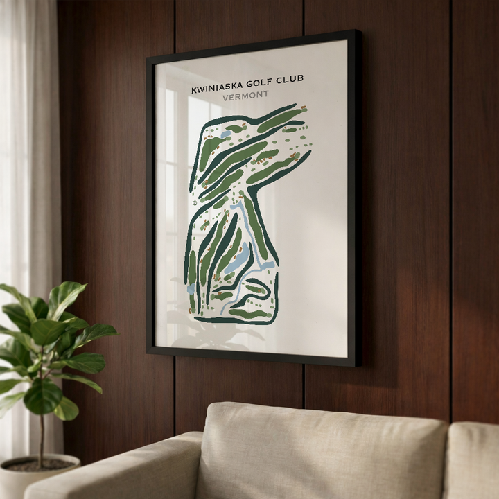 Kwiniaska Golf Club, Vermont - Printed Golf Courses