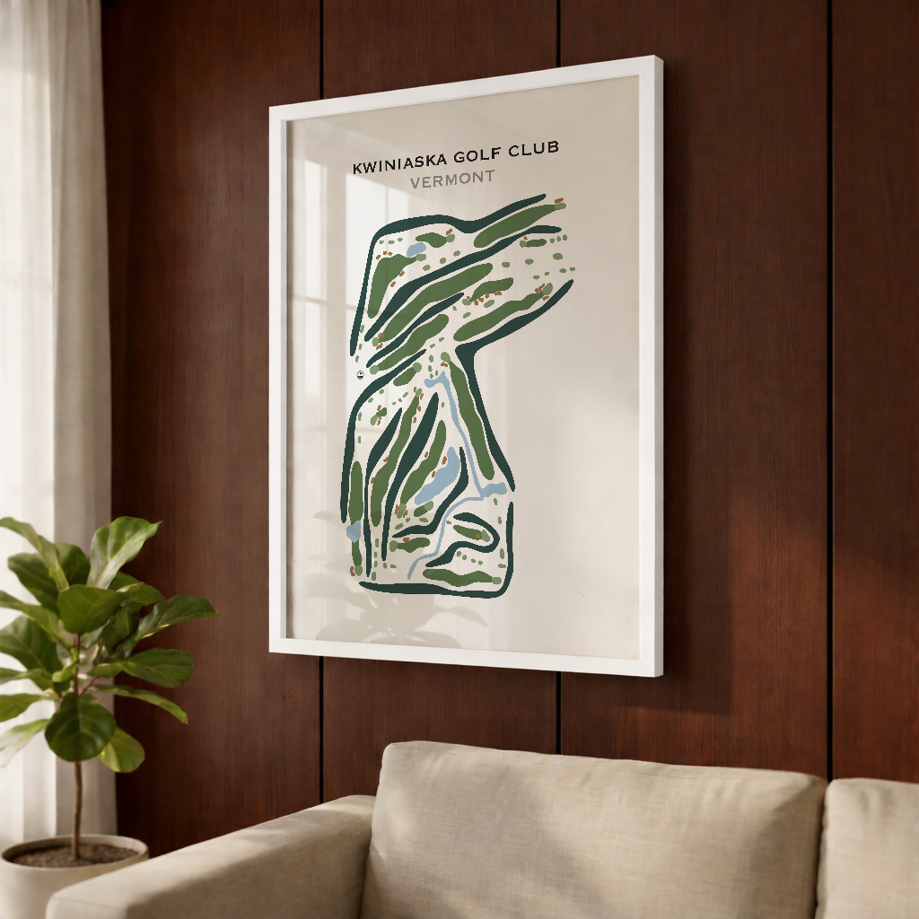 Kwiniaska Golf Club, Vermont - Printed Golf Courses