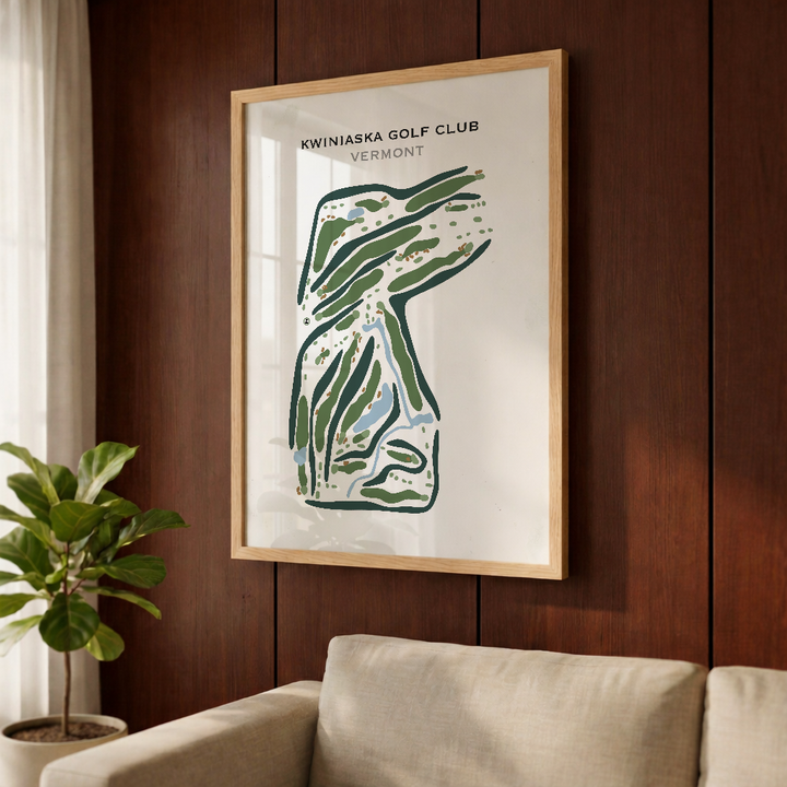 Kwiniaska Golf Club, Vermont - Printed Golf Courses