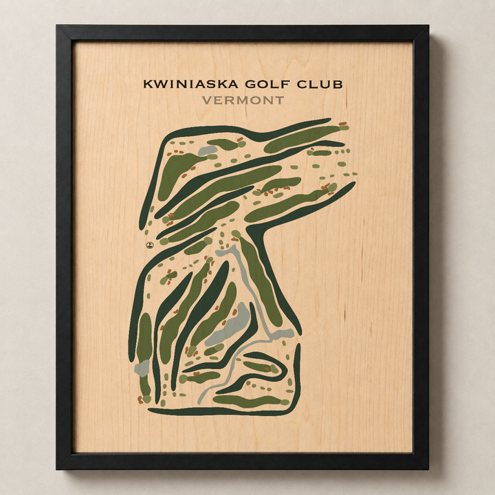 Kwiniaska Golf Club, Vermont - Printed Golf Courses