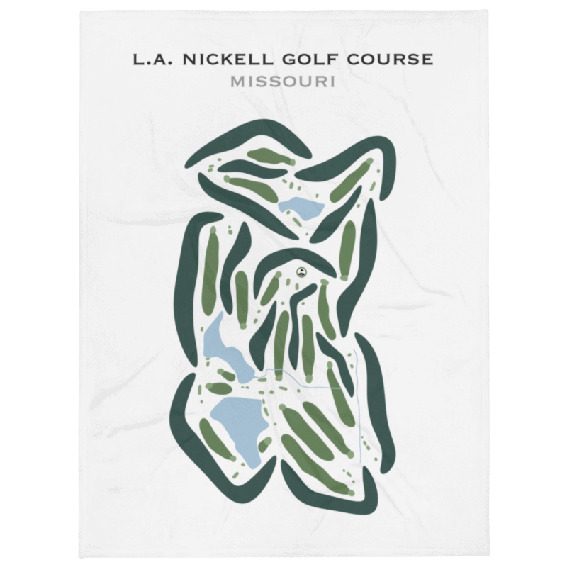 L. A. Nickell Golf Course, Missouri - Printed Golf Courses