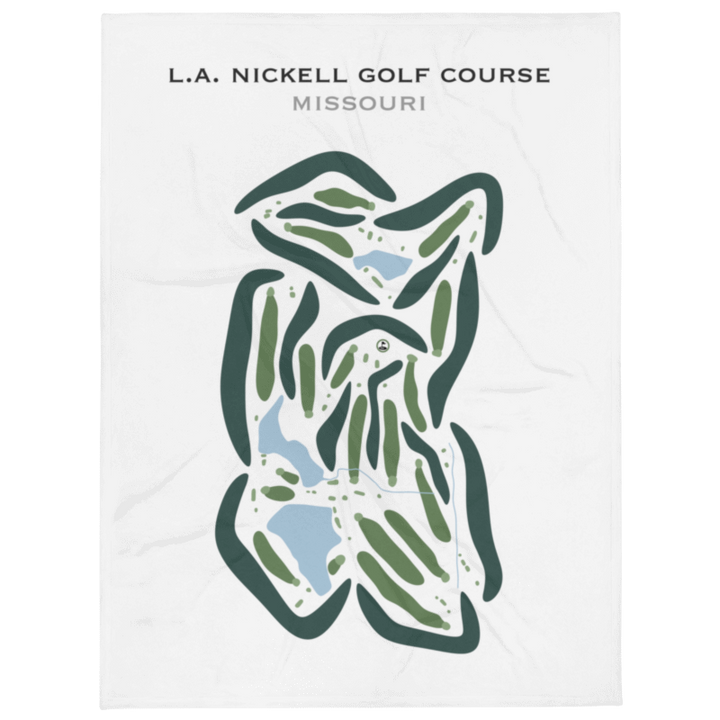 L. A. Nickell Golf Course, Missouri - Printed Golf Courses