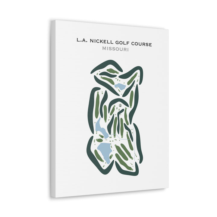 L. A. Nickell Golf Course, Missouri - Printed Golf Courses