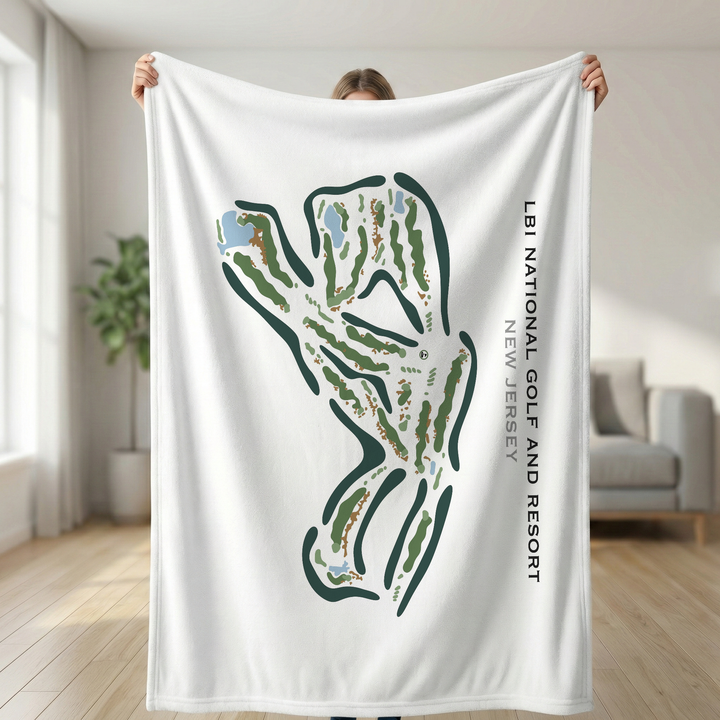 LBI National Golf Course, New Jersey - Printed Golf Course