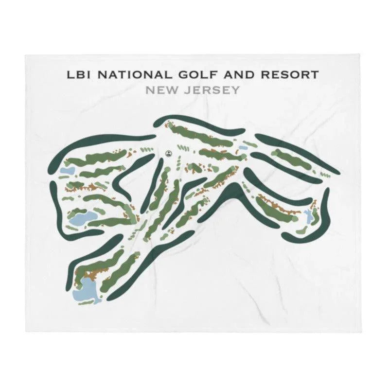 Buy the best printed golf course LBI National Golf Course, New Jersey