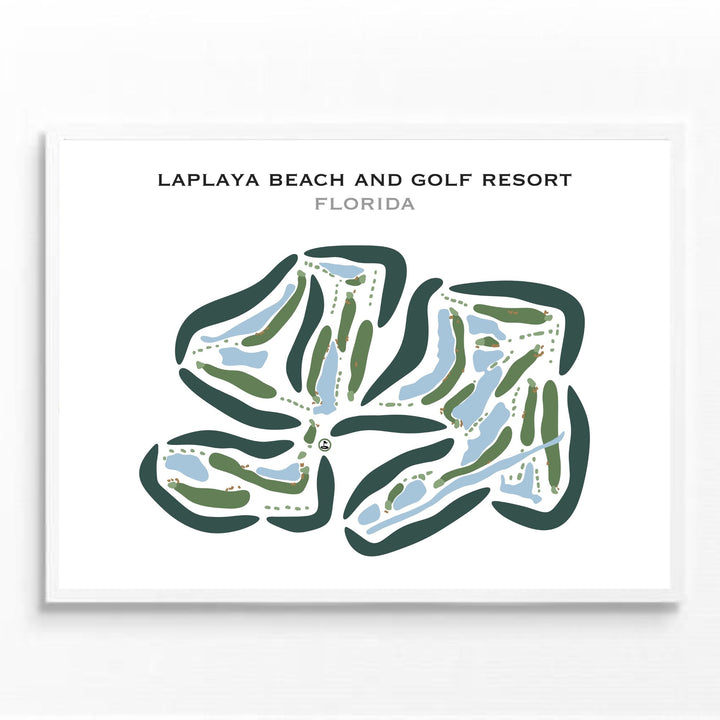 LaPlaya Beach & Golf Resort, Florida - Printed Golf Courses