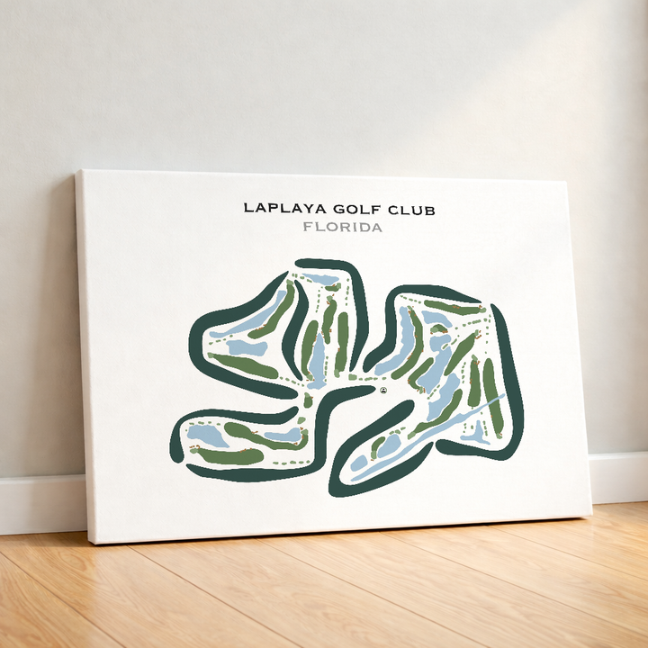 LaPlaya Golf Club, Florida - Printed Golf Courses