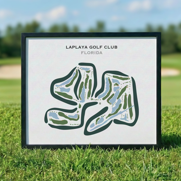 LaPlaya Golf Club, Florida - Printed Golf Courses