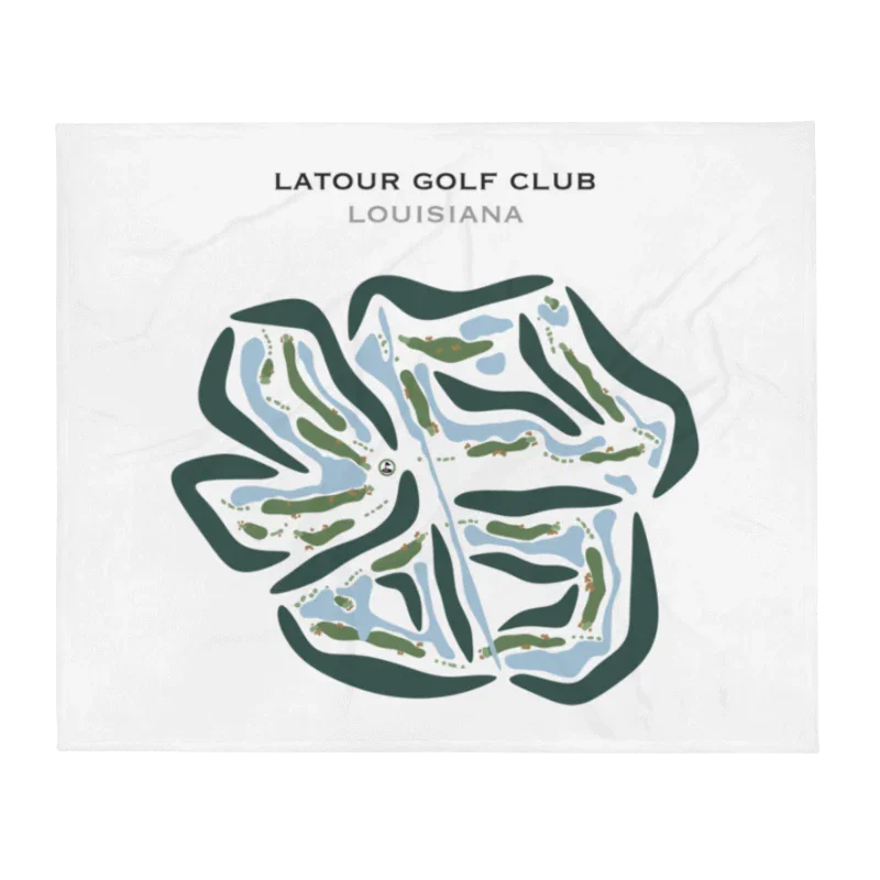 LaTour Golf Club, Louisiana - Printed Golf Courses