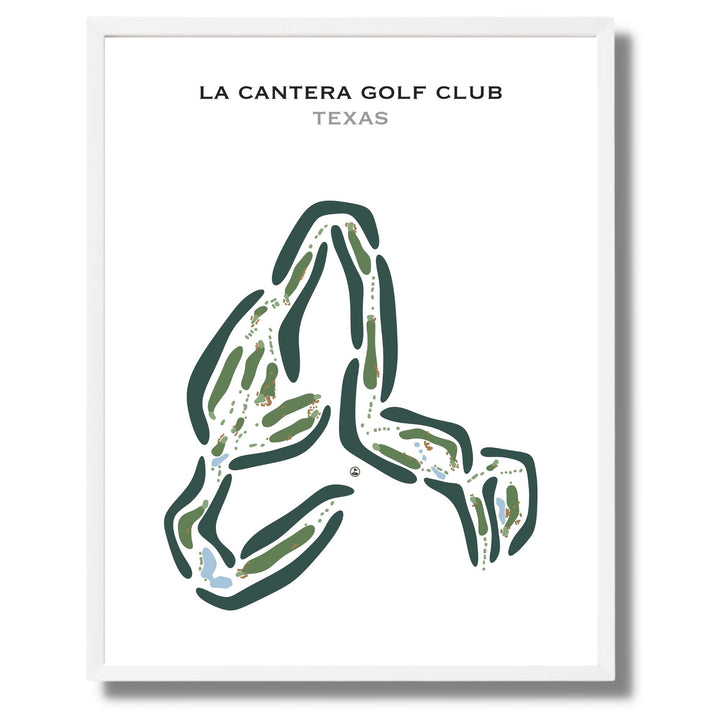 La Cantera Golf Club, Texas - Printed Golf Courses