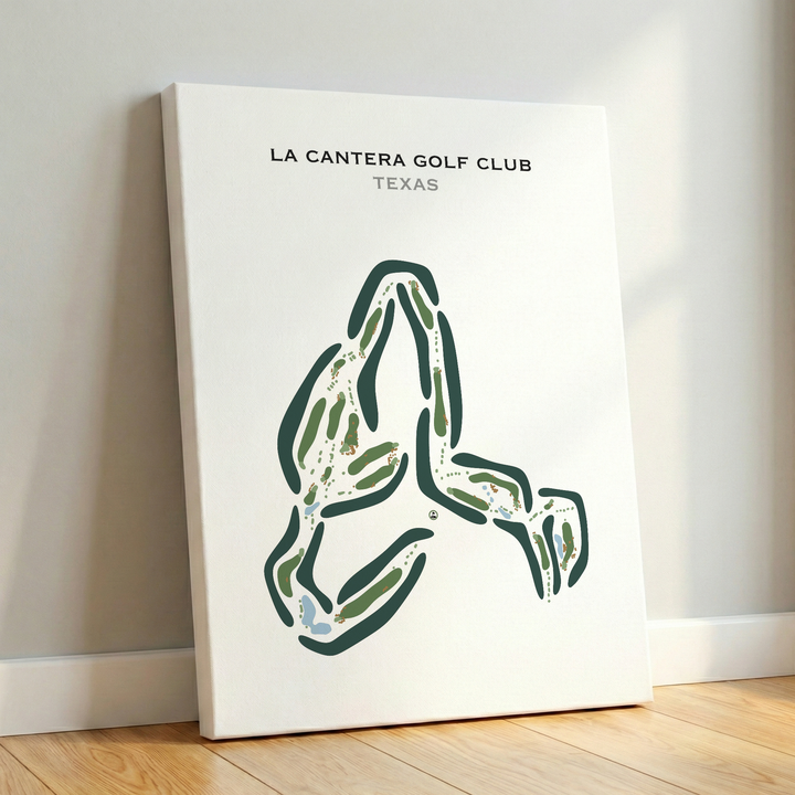 La Cantera Golf Club, Texas - Printed Golf Courses