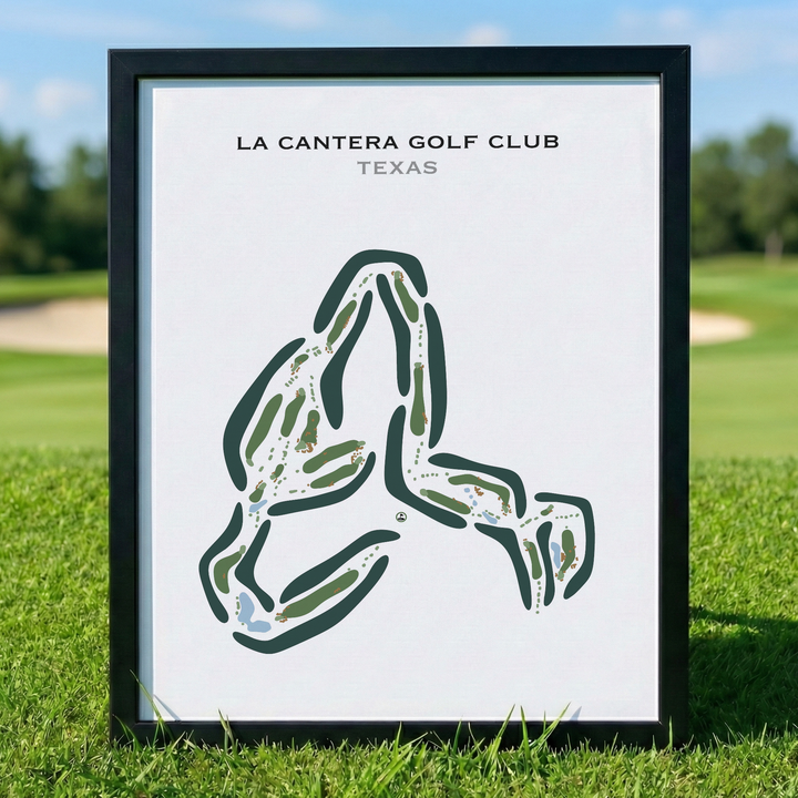 La Cantera Golf Club, Texas - Printed Golf Courses