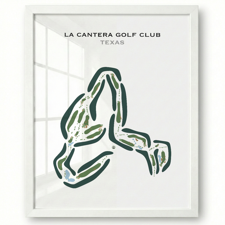 La Cantera Golf Club, Texas - Printed Golf Courses