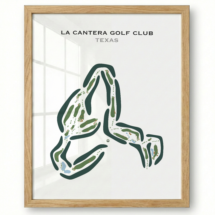 La Cantera Golf Club, Texas - Printed Golf Courses