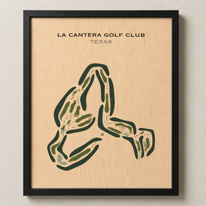 La Cantera Golf Club, Texas - Printed Golf Courses