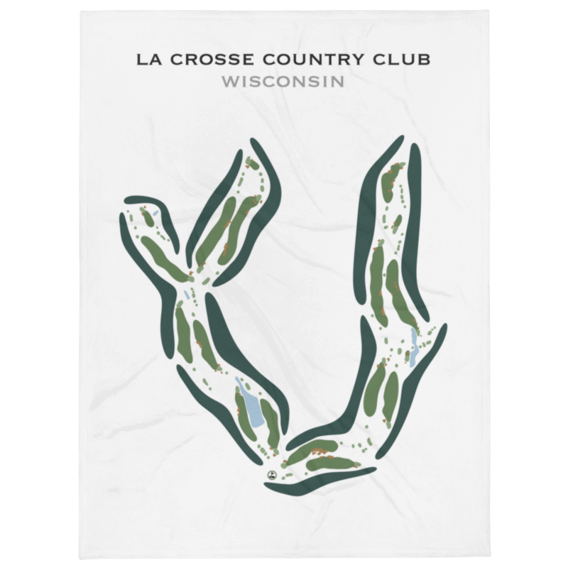 La Crosse Country Club, Wisconsin - Printed Golf Course