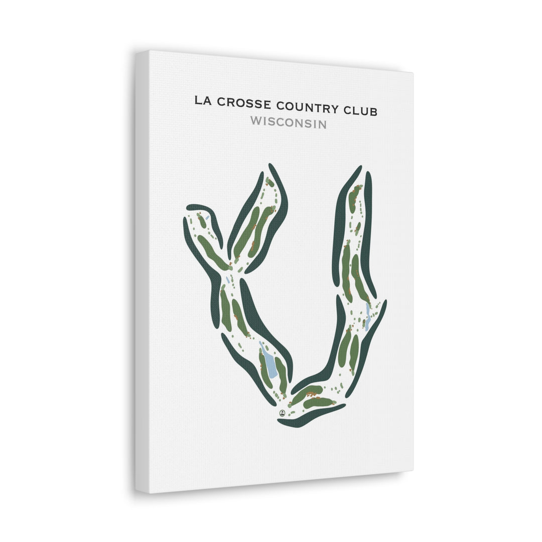 La Crosse Country Club, Wisconsin - Printed Golf Course