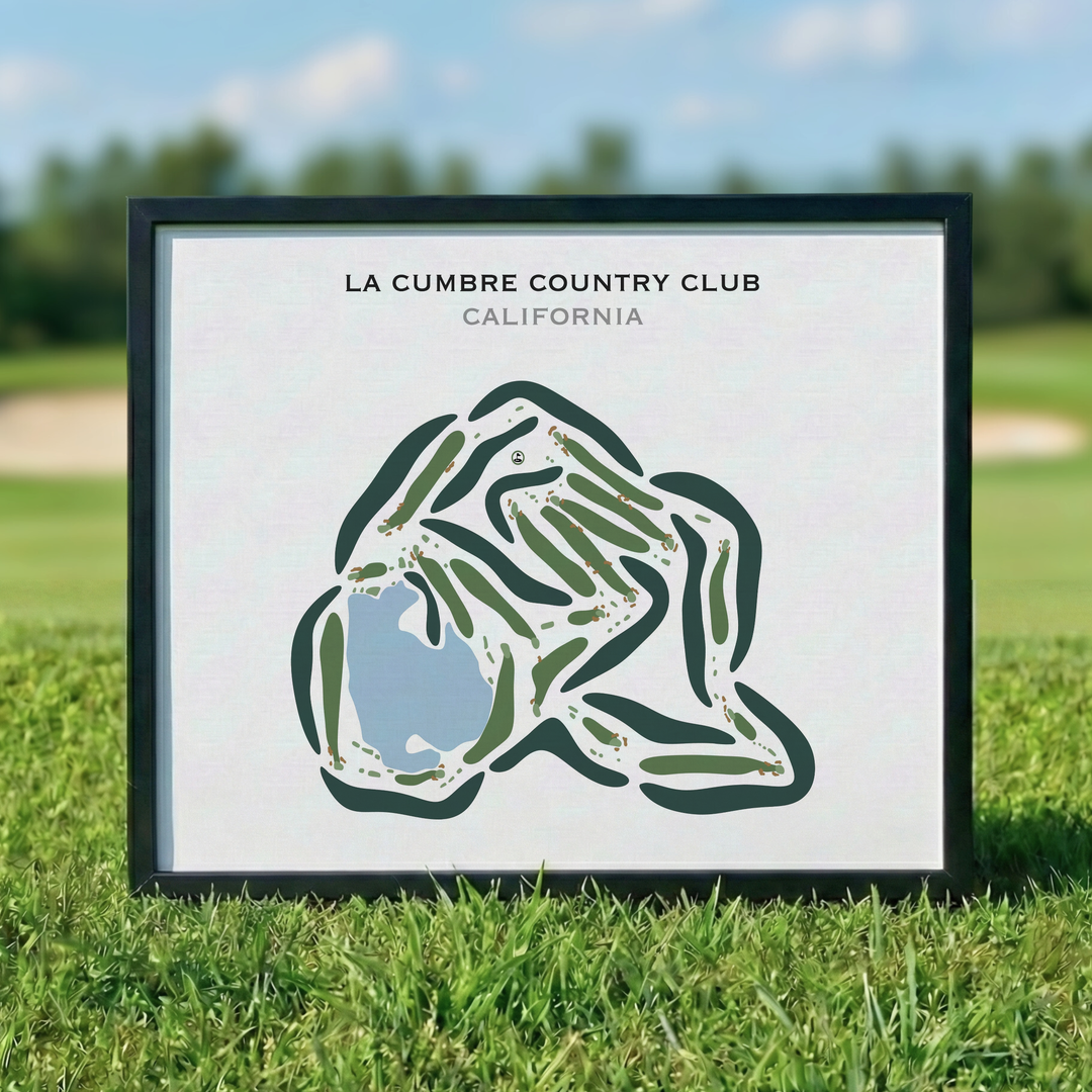 La Cumbre Country Club, California - Printed Golf Courses