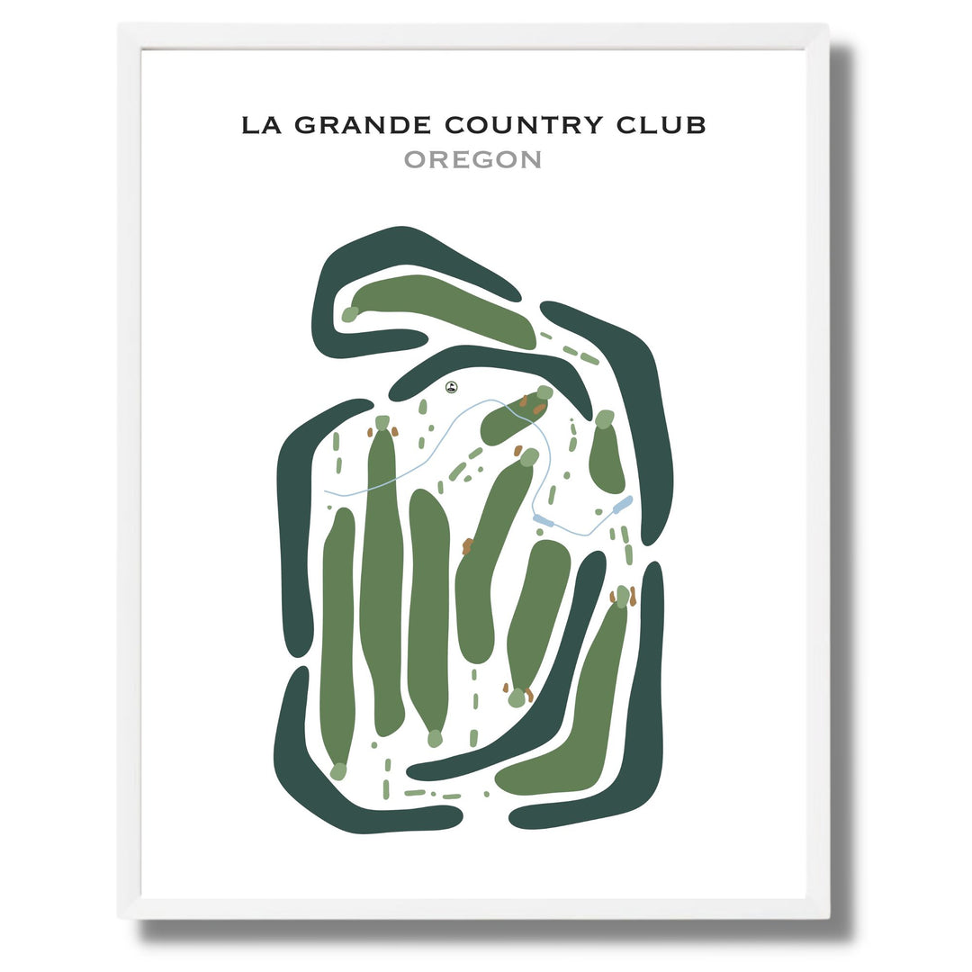 La Grande Country Club, Oregon - Printed Golf Courses