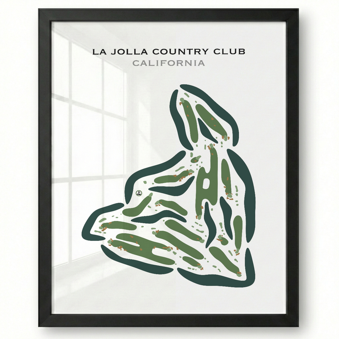 La Jolla Country Club, California - Printed Golf Courses