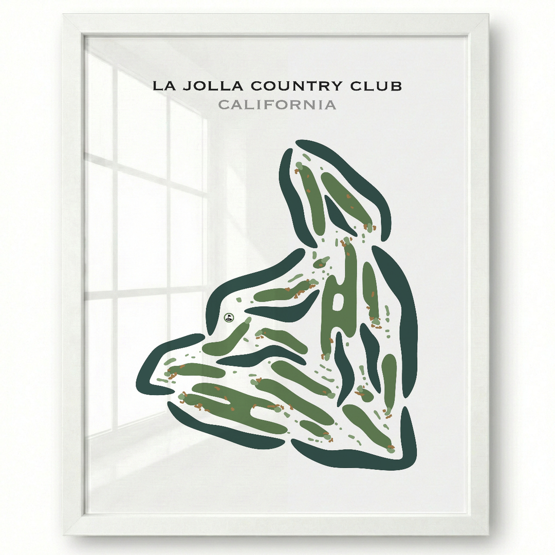 La Jolla Country Club, California - Printed Golf Courses