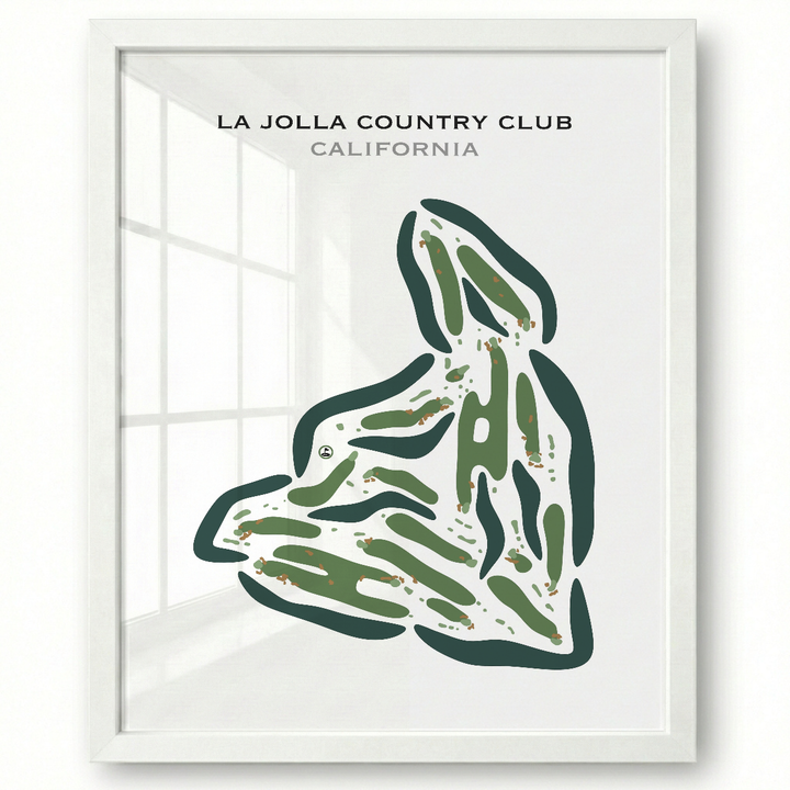 La Jolla Country Club, California - Printed Golf Courses