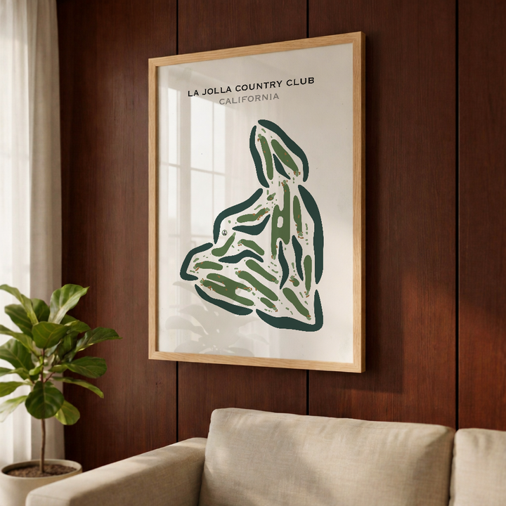 La Jolla Country Club, California - Printed Golf Courses