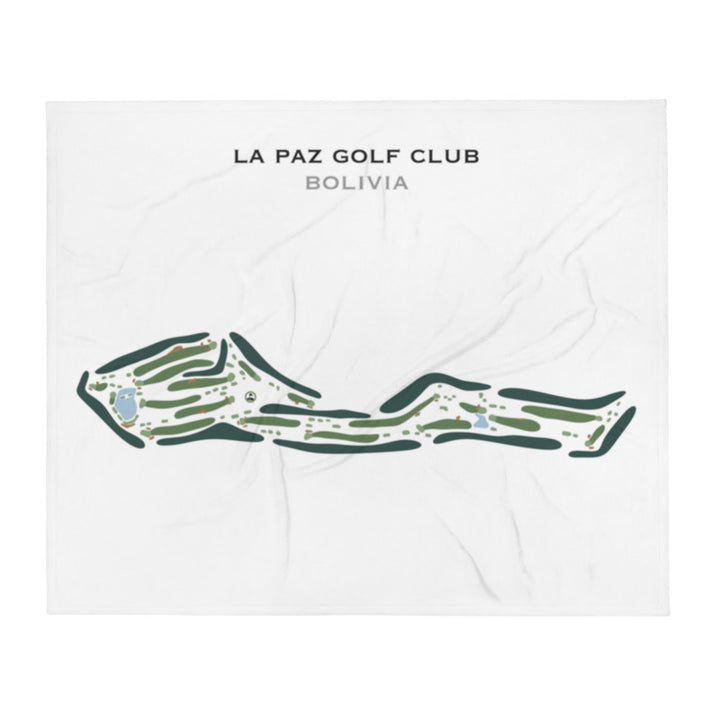 La Paz Golf Club, Bolivia - Printed Golf Course