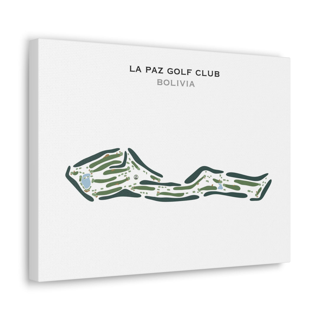 La Paz Golf Club, Bolivia - Printed Golf Course