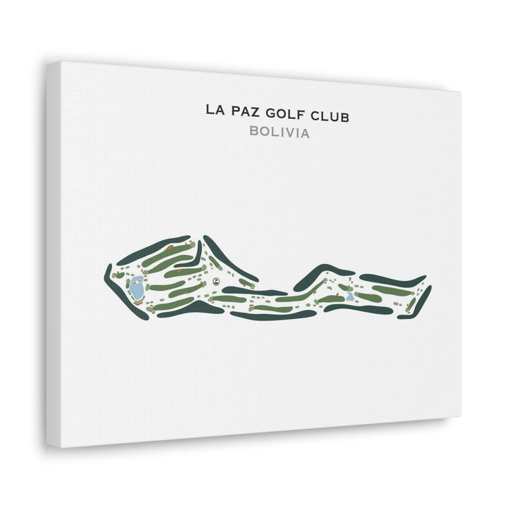 La Paz Golf Club, Bolivia - Printed Golf Course