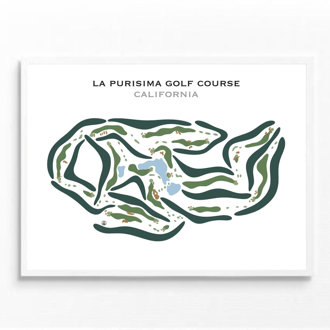 La Purisima Golf Course, California - Printed Golf Courses - Golf Course Prints