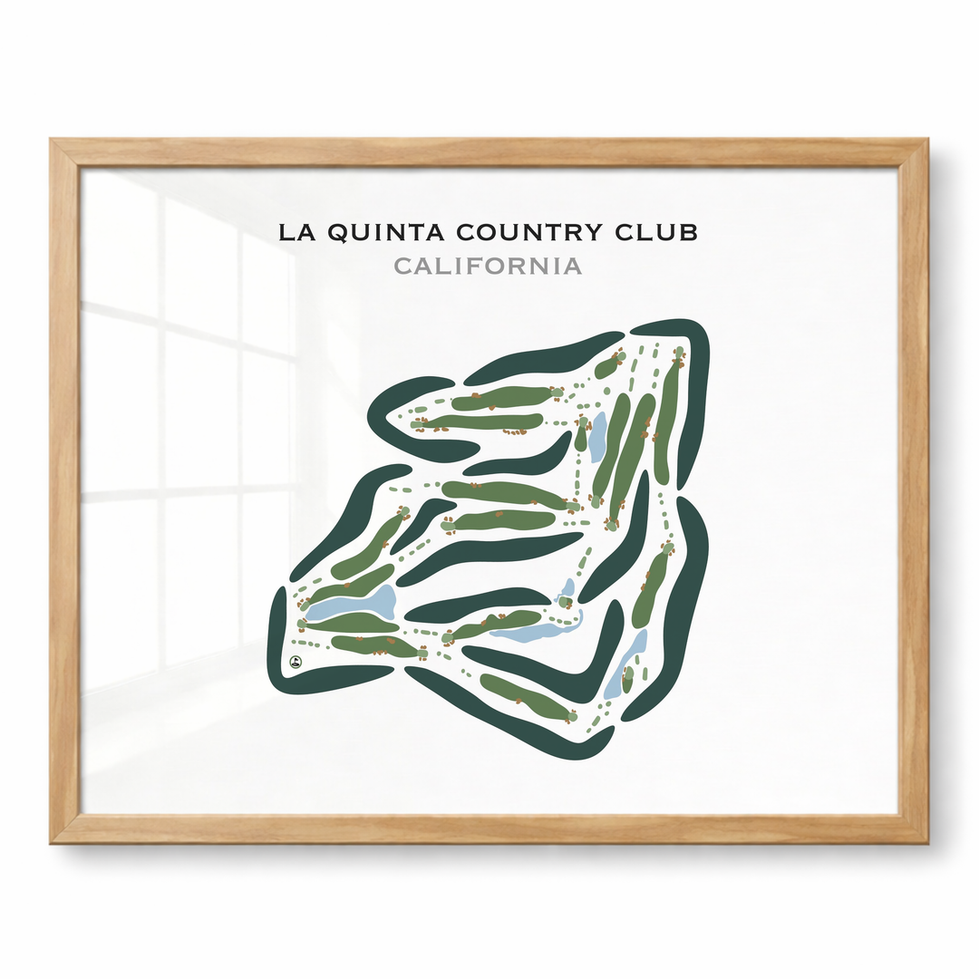 La Quinta Country Club, California - Printed Golf Courses
