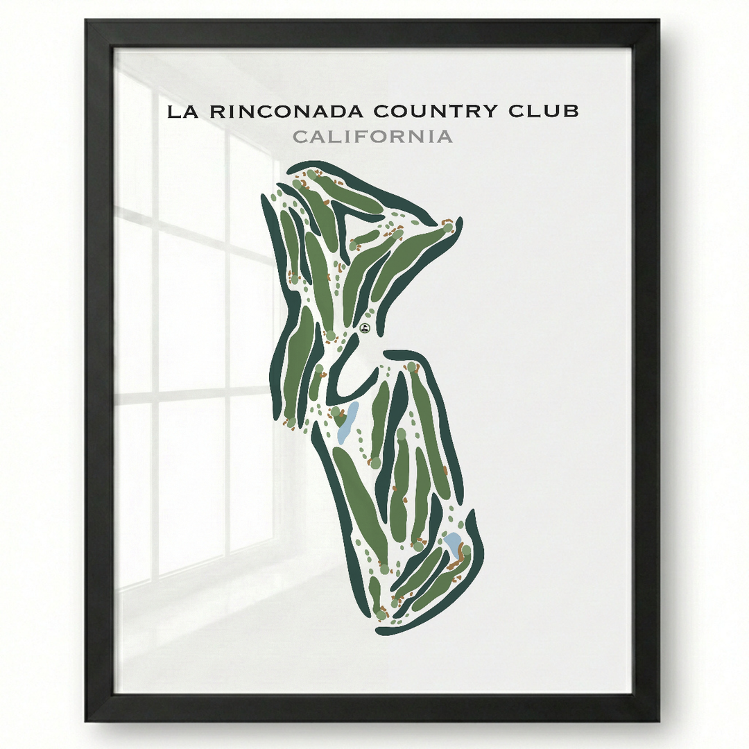 La Rinconada Country Club, California - Printed Golf Courses