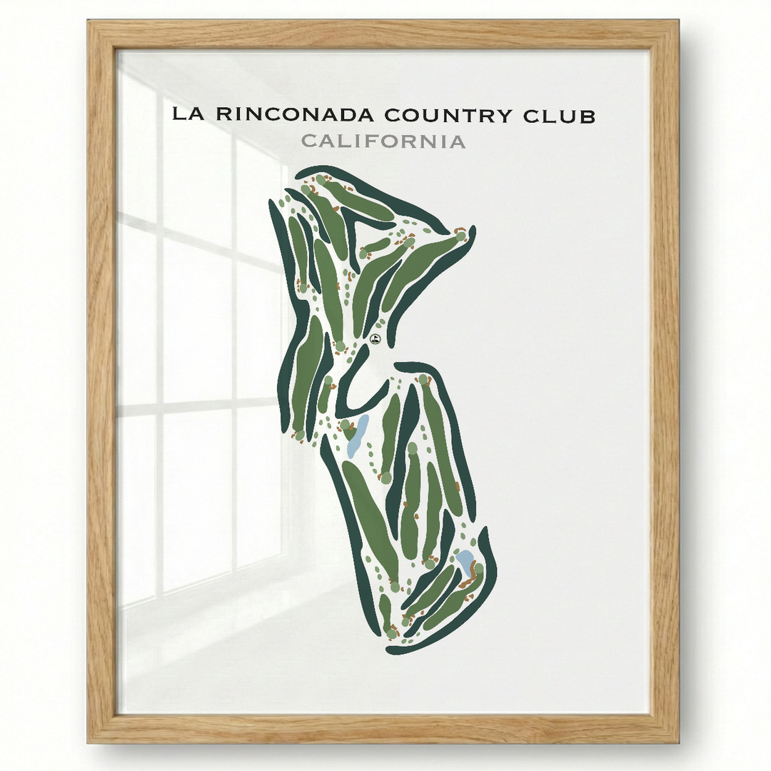 La Rinconada Country Club, California - Printed Golf Courses