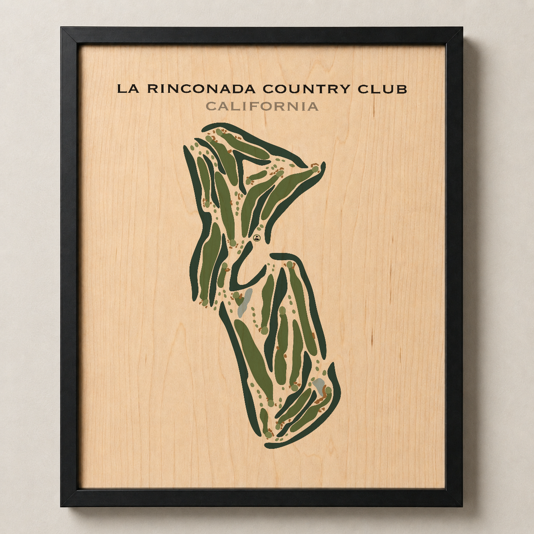 La Rinconada Country Club, California - Printed Golf Courses