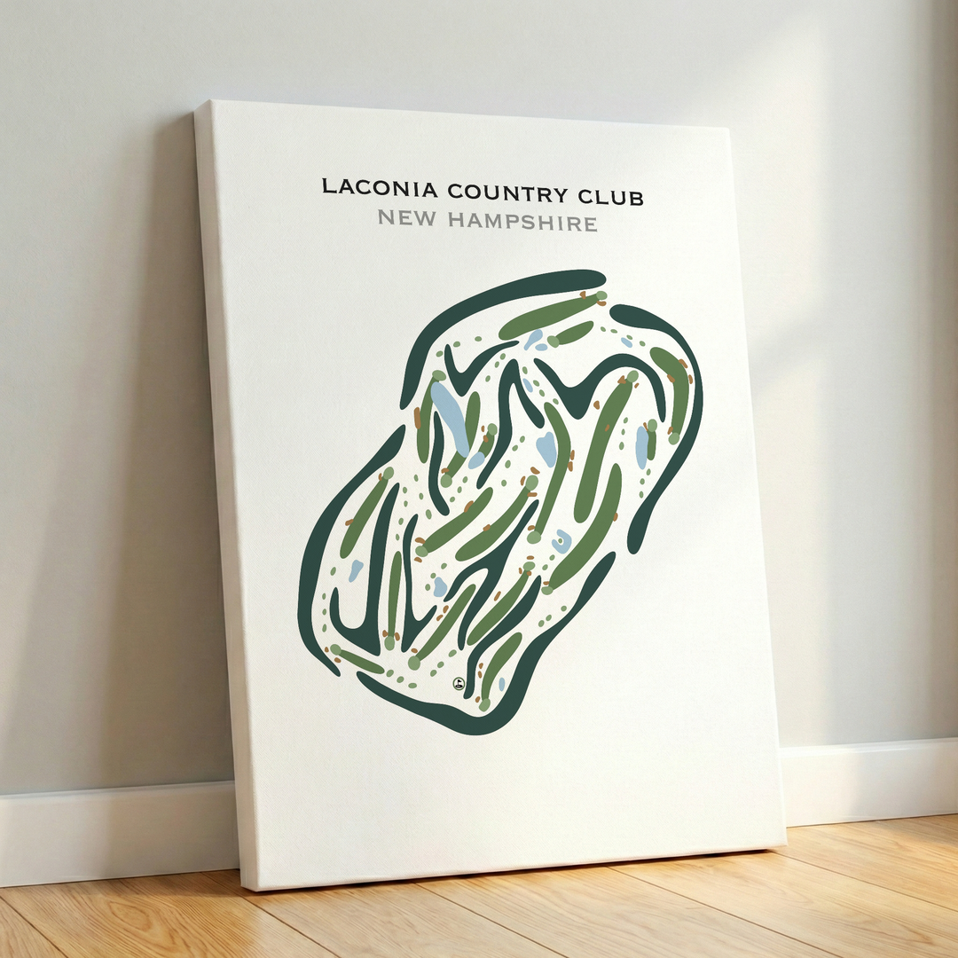 Laconia Country Club, New Hampshire - Printed Golf Courses
