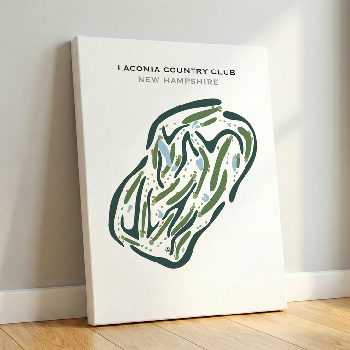 Laconia Country Club, New Hampshire - Printed Golf Courses