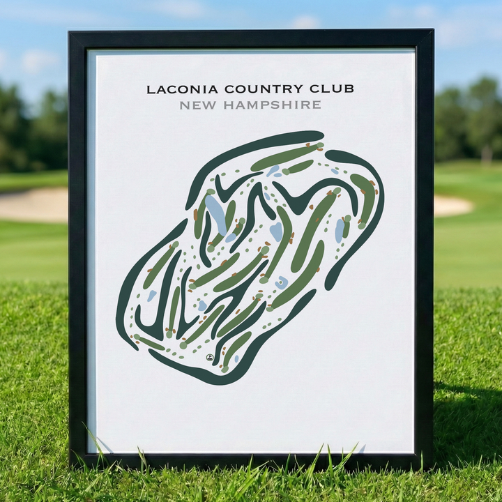 Laconia Country Club, New Hampshire - Printed Golf Courses