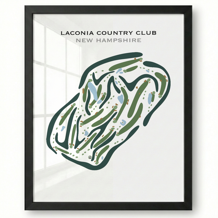 Laconia Country Club, New Hampshire - Printed Golf Courses