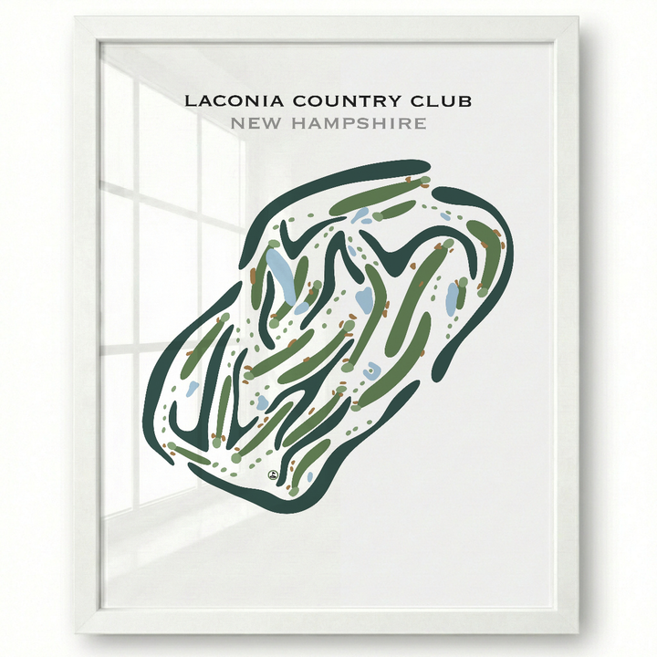 Laconia Country Club, New Hampshire - Printed Golf Courses