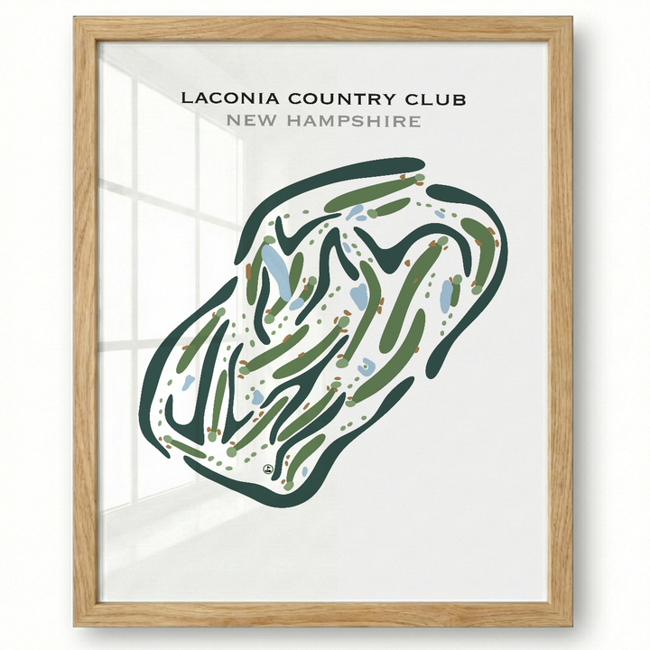Laconia Country Club, New Hampshire - Printed Golf Courses