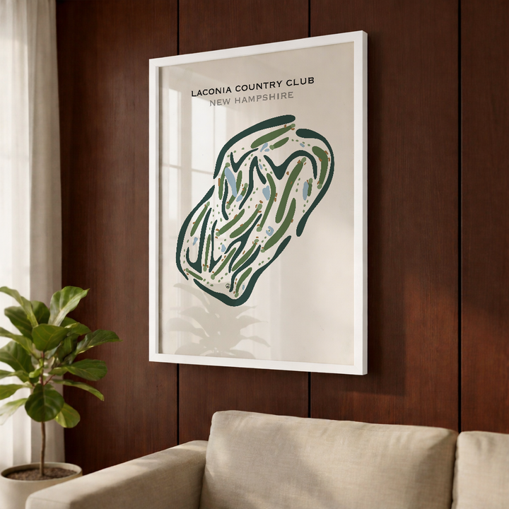 Laconia Country Club, New Hampshire - Printed Golf Courses