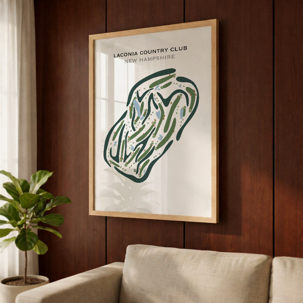 Laconia Country Club, New Hampshire - Printed Golf Courses