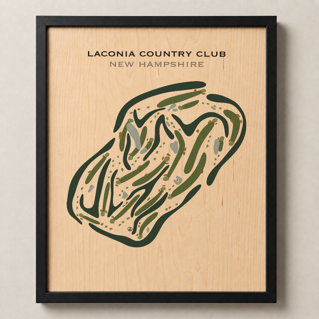 Laconia Country Club, New Hampshire - Printed Golf Courses