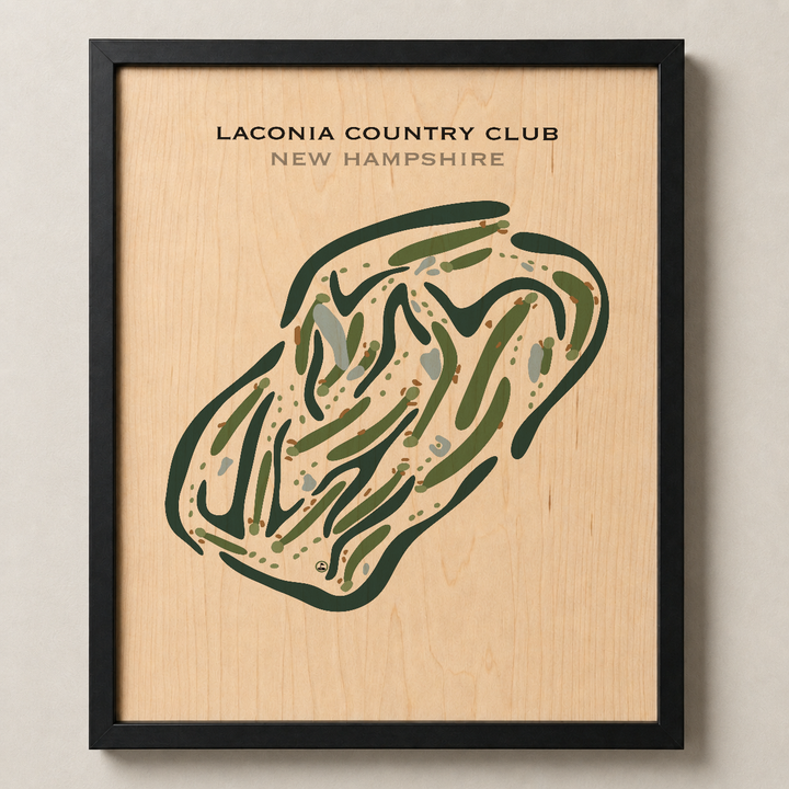 Laconia Country Club, New Hampshire - Printed Golf Courses