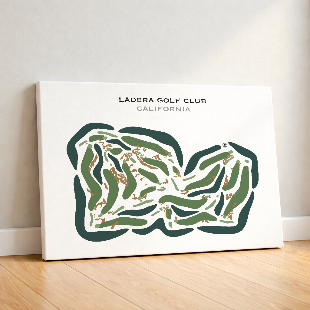 Ladera Golf Club, California - Printed Golf Courses