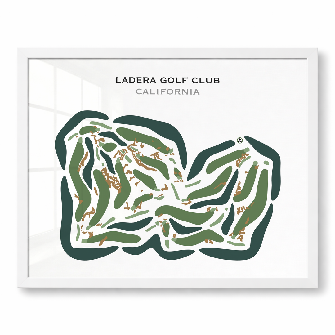Ladera Golf Club, California - Printed Golf Courses